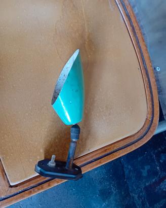 LAMPADA APPLIQUE A CONO SNODABILE ANNI 50 METALLO