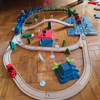 Set trenino giocattolo in legno