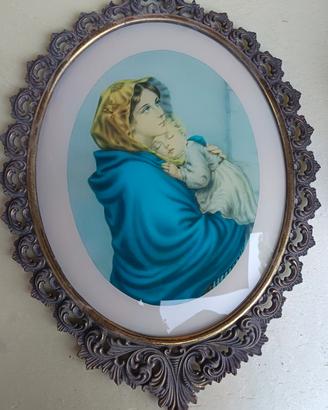 Quadro di Madonna con bambino