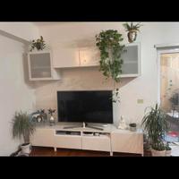 Parete attrezzata porta TV IKEA Bianca SEMINUOVA