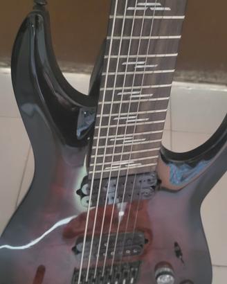 chitarra  schecter Diamond series  8 corde 