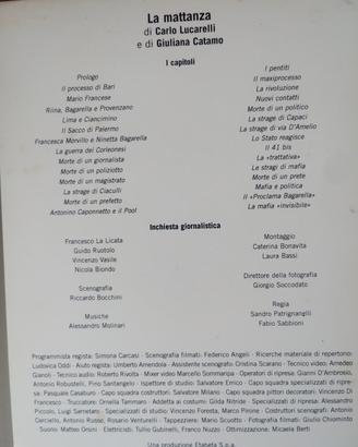 DVD Carlo Lucarelli: la mattanza 