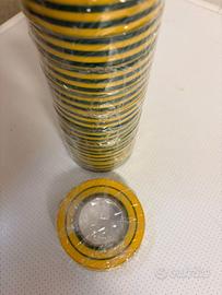 50 nastri elettricista giallo-verde 19 x 20 x 0,15