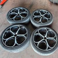 RUOTE GOMME CERCHI 19 ALFA GIULIA 159 GIULIETTA 