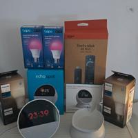 Bundle Alexa Echospot + Stand + Luci
