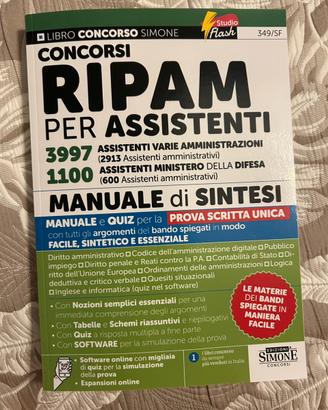 Manuale RIPAM Assistenti Simone 349/SF