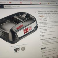 batteria BOSCH con caricatore 