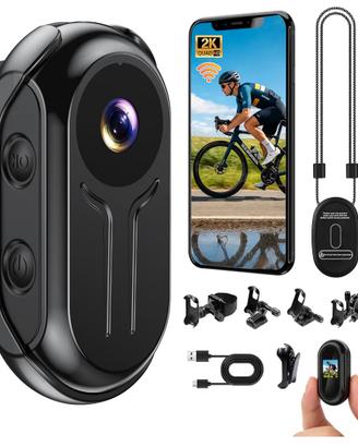 Action Camera WiFi, 2K Ultra HD Mini BodyCam
