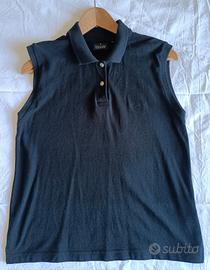 Polo smanicata Trussardi Jeans - Nera - M
