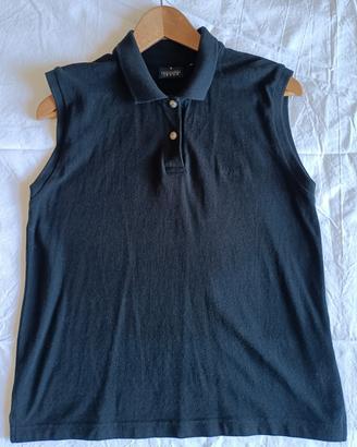 Polo smanicata Trussardi Jeans - Nera - M
