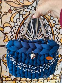 borsa marshmallow Blu elettrico 