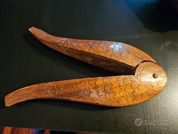 schiaccia noci legno vintage