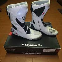 stivali moto  stylmartin STEALTH white tg 45