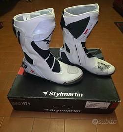 stivali moto  stylmartin STEALTH white tg 45