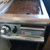 Piastra Fry top a gas