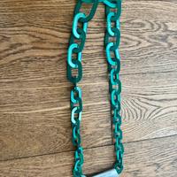 Collana a catena verde
