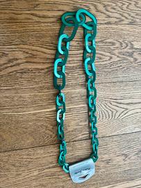 Collana a catena verde