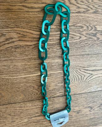 Collana a catena verde