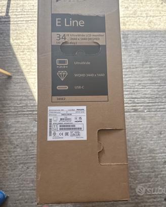 Monitor HUB curvo USB C Philips Monitors 346E2CUAE