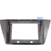 CORNICE NERA LUCIDA RADIO 2-DIN PER VOLKSWAGEN VW 