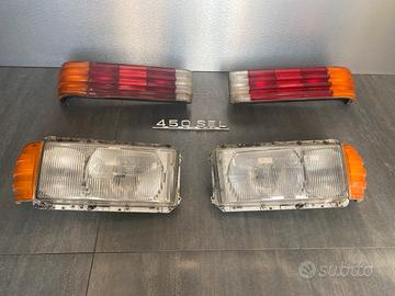 Fari anteriori e fanali posteriori Mercedes 450 Sl