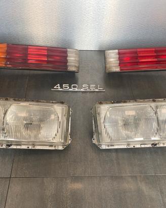 Fari anteriori e fanali posteriori Mercedes 450 Sl