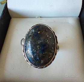 Anello argento e lapislazzuli
