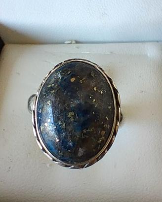 Anello argento e lapislazzuli