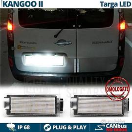 2 Placchette Luci Targa LED per Renault Kangoo 2