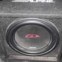 Subwoofer + amplificatori + sdoppiatori fili