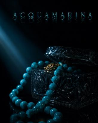 Collana anni 50 perle vetro veneziano turchese