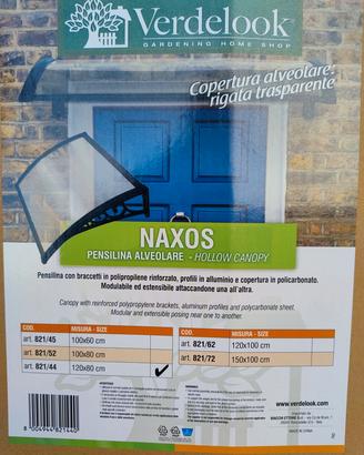 pensilina Verdelook Naxos trasparente