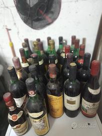 Lotto bottiglie di vino