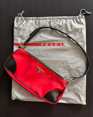 Borsa Re-Edition 2002 Zip PRADA in tela e pelle