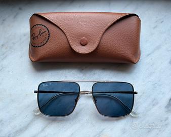 Ray-Ban The General RB3758 Polarized Argento