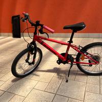 bicicletta per bambino marca Decathlon, misura 20