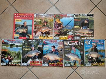 RACCOLTA RIVISTE PESCA CARPFISCHING E SPINNING
