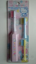 Spazzolino da denti a batteria Hello Kitty nuovo