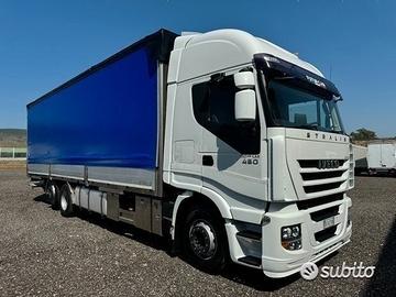 Iveco stralis 450 centina 9.60mt e sponda 2010 E5