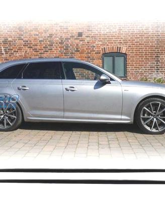 PROFILI LATERALI PER AUDI A4 B9 SLINE LOOK SEDAN A