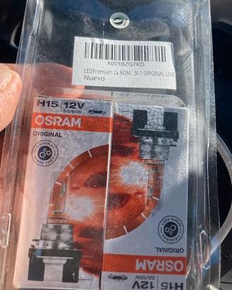 coppia lampade auto osram H15