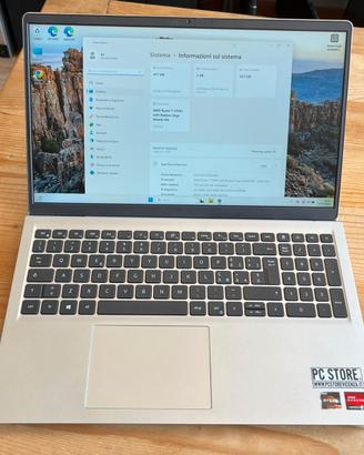notebook gaming DELL 15" Ryzen 7