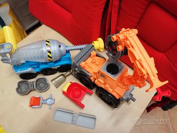 Play doh scavatore e betoniera