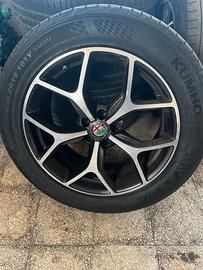 Cerchi e gomme della stelvio