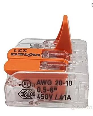 Morsetto rapido Wago 5x6