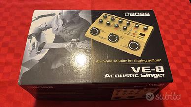Boss VE-8 Acoustic Singer  effetti voce e chitarra