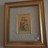 Quadro in foglia d oro