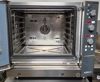 forno professionale a gas 6 teglie Mbm a vapore