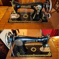 AQUILA Macchina per cucire antica '30 con mobile