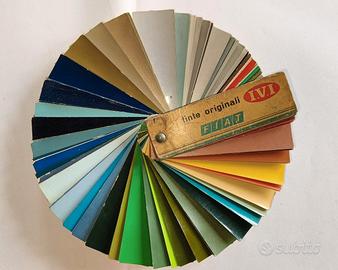 Campionario tinte colori FIAT SEAT auto epoca IVI